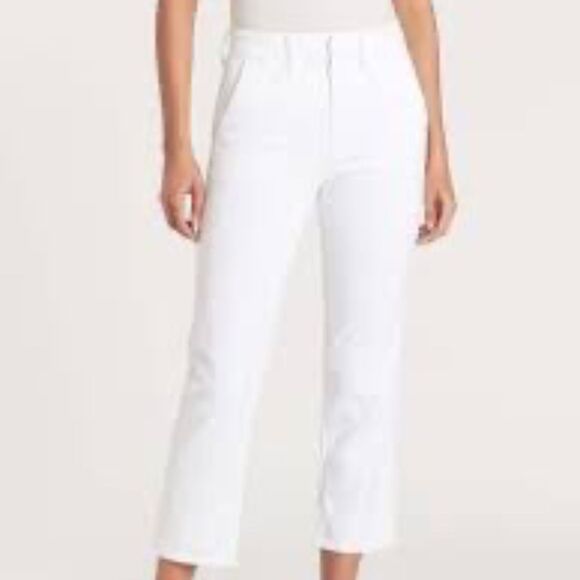 Mother The Tomcat Prep High Waist Cropped Jeans Return To The Island Wash Sz 26 - Picture 1 of 14